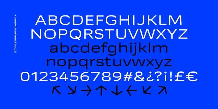 Mynor Black Font preview